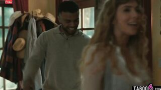 Lesbo couple with Lena Paul gotten ebony cock to get