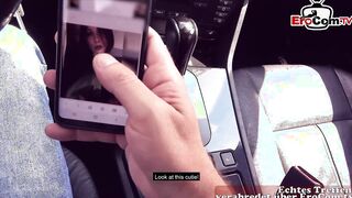 Thin german 19 Yo make a real blind date on street and got nailed