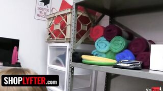 Shoplyfter - Big Boobies 19 Year Older Being Pulled To Security Office