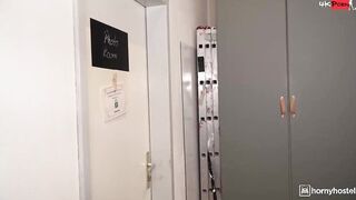 HORNY HOSTEL - Gigantic Hooters Chloe Lamour Does Anal Service