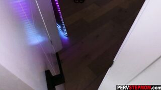My bunny mommy sucking my big hard cock