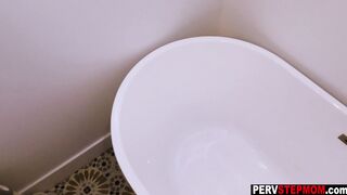 My bunny mommy sucking my big hard cock