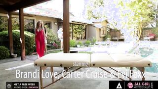 AllGirlMassage MILFs Brandi Love And Carter Cruise Get Nasty At Their BFF