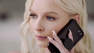 Blonde Alice Pink takes on two huge black dicks