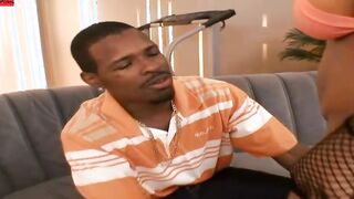 Karmella Kreme Wears Her African Fishnets While Taking African Dick