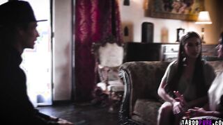 Spencer and Mona tempt the priest until he gives in