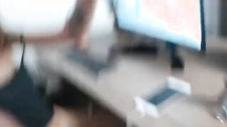 Petite Tattooed Chick masturbating