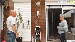 AMATEUR EURO - German Milf Fucks Hard With Her Next Door
