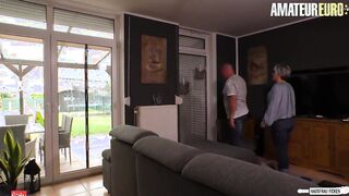 AMATEUR EURO - German Milf Fucks Hard With Her Next Door