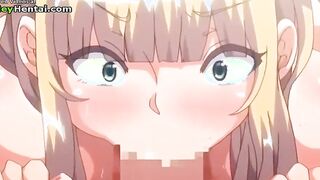 Hentai busty horny babe getting fucked hard
