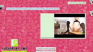 Professor get hottie sexting chat with a student