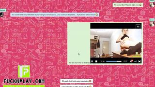 Professor get hottie sexting chat with a student