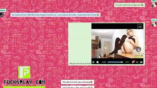Professor get hottie sexting chat with a student