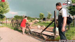 Sexual German Lovers fucks public