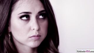 Teen watching stepmom licks lesbian bff