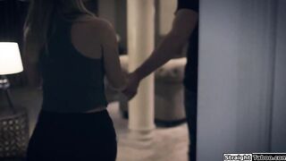 Homeless blonde fingered n fucked rough