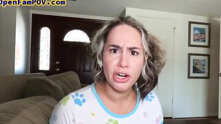 Pigtailed stepdaughter pounded in pussy by stepdad in POV