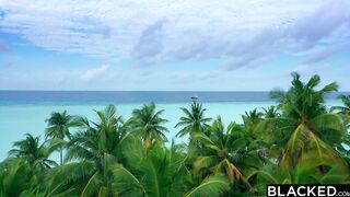 BLACKED long ebony dick-dig Liya indulges her anal fantasy on vacay