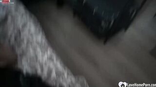 Extreme doggy style sex on the bed