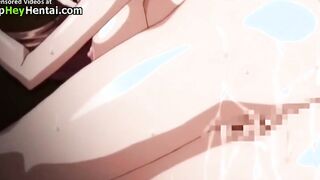 Hentai young girl with amazing tits gets banged