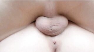 Pussy Fucking Close Up -  Big Ass StepSister Let Me Fuck and Cum Inside Her Wet Pussy