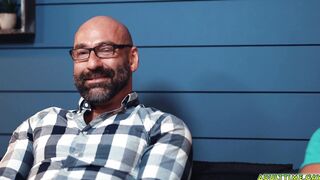Daddy wakes up from his son sucking his cock!