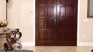 Slutty house wife cheated her husband and got fucked by her colleagues