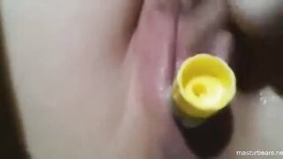Creamy soaking Vietnamese pussy