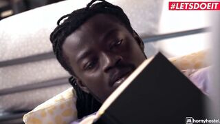 HORNYHOSTEL - Katy Rose Phat Ass Butt Getting Screwed by a Gigantic Black Cock