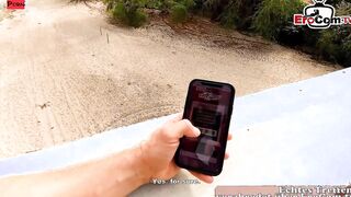 curvy mexican latina Nataly Roux pick up for anal EroCom Date from german tourist