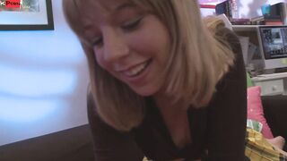 Blonde College chick Chastity Lynne Nailed By Justin Magnum