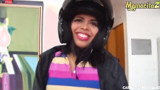 MAMACITAZ - (Lucero Perez & Charles Gomez) Latina Pizza sluts Getting Penis