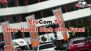 Real Banged! Date with a big boobed chubby German Milf