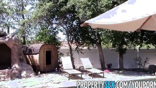 PropertySex - sexy fiance recently divorced with house for sale lusty for dick