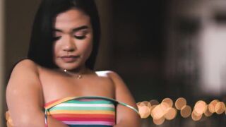 Stepmom walks in on teens strapon fuck