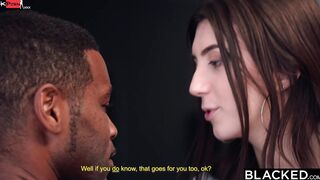 BLACKED French Hot Lina loves 2 things: anal and bbcs