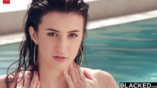 BLACKED French Hot Lina loves 2 things: anal and bbcs