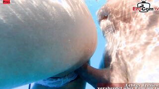 Big Tit Hispanic Beauty fucked inside the Pool at the real pounded Date