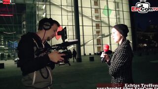 German outdoors Sex during a outdoor casting