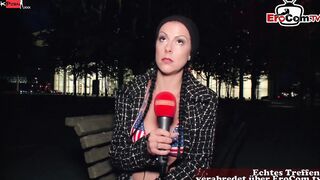 German outdoors Sex during a outdoor casting