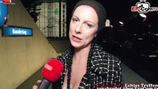 German outdoors Sex during a outdoor casting
