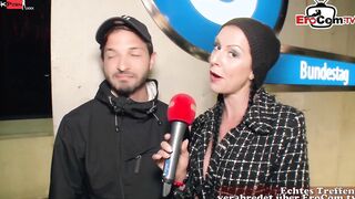 German outdoors Sex during a outdoor casting