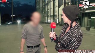 German outdoors Sex during a outdoor casting