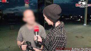 German outdoors Sex during a outdoor casting
