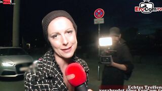 German outdoors Sex during a outdoor casting