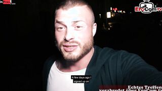 german huge breasts curvy MILF pick up on street