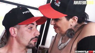 AMATEUREURO - Long Fat Mature Slut Has Her Dripping Dripping Twat And Booty Pounded