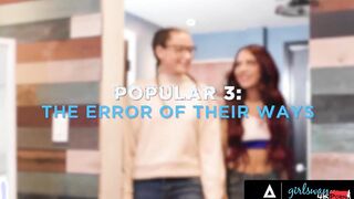 GIRLSWAY - College Bully Jillian Janson And Her Bestie Nasty Pounded Avi Love After Apologizing To Her