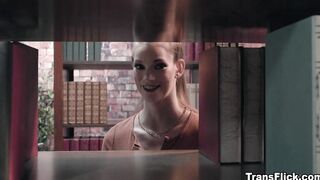 Erin Everheart fucked by TS Ariel Demure