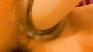 Horny Petite Chick masturbates